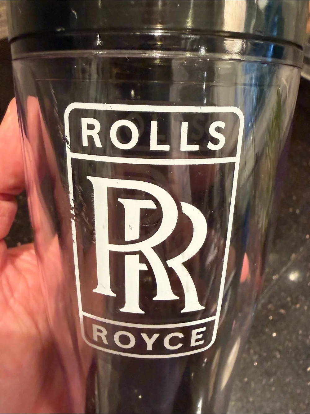 Rolls Royce Plastic Tumbler Clear